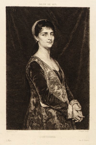 Cortigiana - Paul Adolphe Rajon