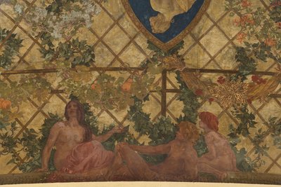 Scènes de la vie humaine, entre 1909 et 1910 (fresque) - Paul Albert Baudouin