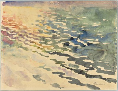 Une étude des ondes - Paul Albert Besnard