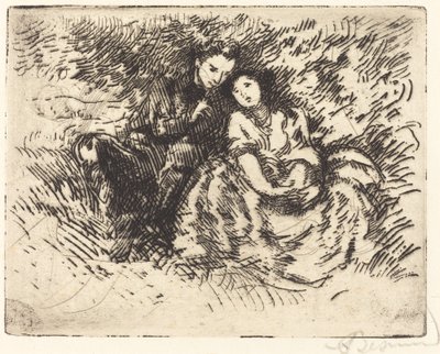 Conversation amoureuse, 1913 - Paul Albert Besnard