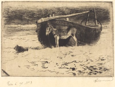 Petit âne à Berck - Paul Albert Besnard