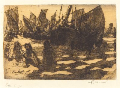 Petites pêcheuses de Berck - Paul Albert Besnard