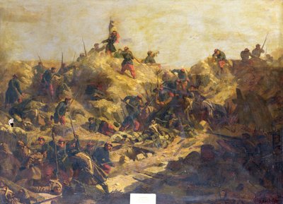 Prise de la Colline Stratégique pendant le Siège de Sébastopol et mort du Général Brancion, 7 juin 1855 - Paul Alexandre Protais