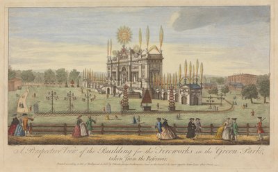 Vue en perspective du bâtiment pour les feux d