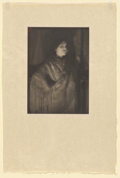 Portrait de Rose Cohen avec son châle espagnol / Rose Cohen, châle espagnol - Paul B. Haviland