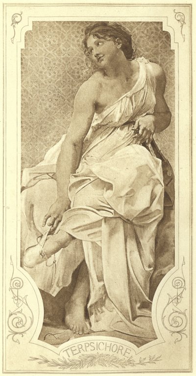 Terpsichore, Muse de la danse chorale (photogravure) - Paul Baudry