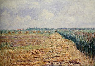 Un paysage hollandais plat sous un ciel d