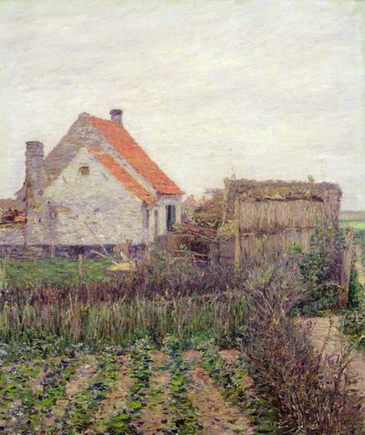 Ferme avec jardin potager - Paul Baum