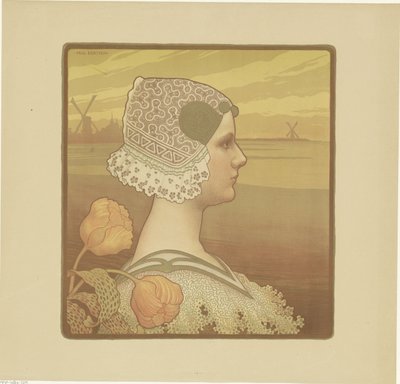 Portrait de Wilhelmina, reine des Pays-Bas - Paul Berthon