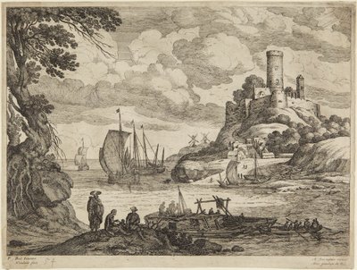 Scène portuaire - Paul Bril