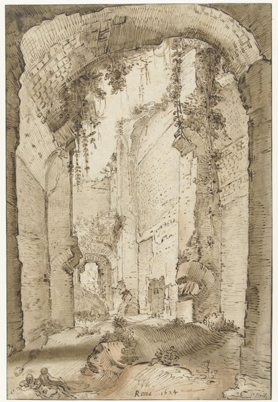 Ruines du palais de Septime Sévère sur le Palatin - Paul Bril