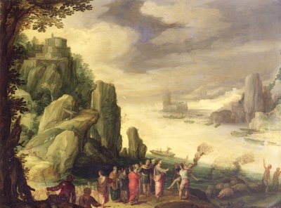 Christ chassant les démons - Paul Bril