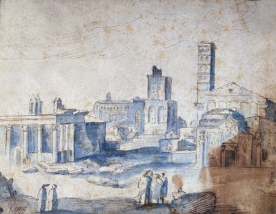 Vue de Rome par Paul Bril (Brill) - Paul Bril