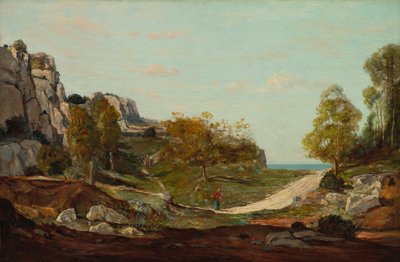 Paysage à Saint-André, près de Marseille, vers 1865 - Paul Camille Guigou