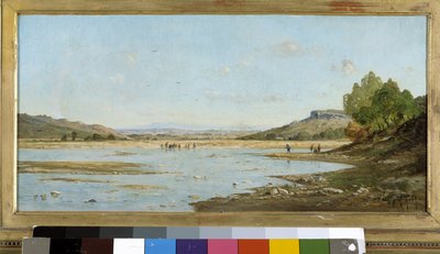 Pins au bord de la Durance - Paul Camille Guigou