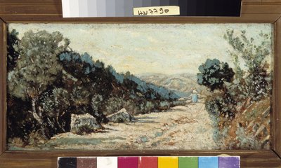 Petite route dans les pins - Paul Camille Guigou