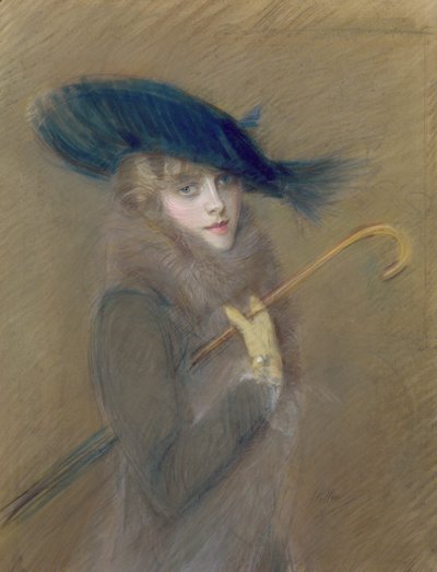 Dame élégante - Paul Cesar Helleu