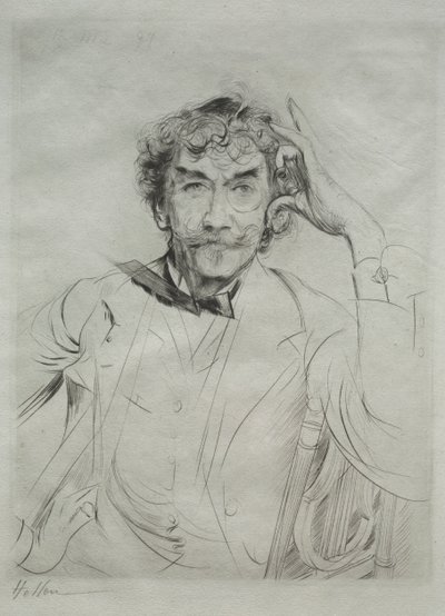 James MacNeill Whistler, 1897 - Paul Cesar Helleu