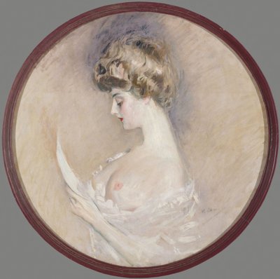 Portrait de Marthe Letellier, née Fourton, vers 1900 - Paul Cesar Helleu