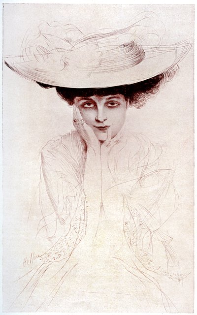 Portrait de la comtesse de Noailles - Paul Cesar Helleu