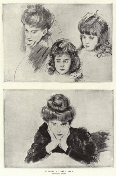 Études de la vie des filles - Paul Cesar Helleu