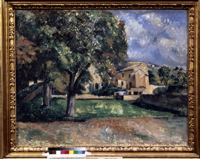 Arbres dans un parc. Jas de Bouffan - Paul Cézanne