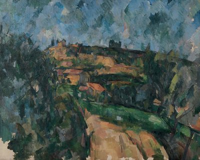 Virage de la route en haut du Chemin des Lauves - Paul Cézanne