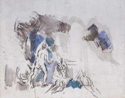 Esquisse de baigneurs - Paul Cézanne