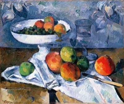 Nature morte avec plat de fruits - Paul Cézanne