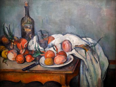Nature morte avec des oignons 1896-1898 - Paul Cézanne