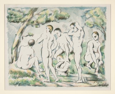 Les Baigneuses (petite version) - Paul Cézanne