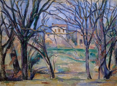 Arbres et maisons - Paul Cézanne