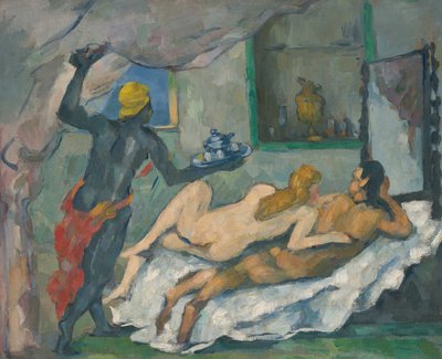 Après-midi à Naples, vers 1875 - Paul Cézanne