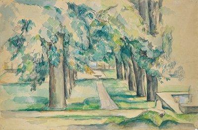 Avenue de châtaigniers au Jas de Bouffan - Paul Cézanne