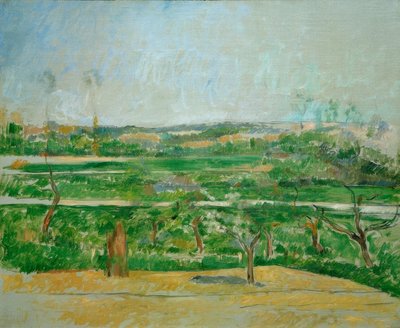 Paysage à Aix-en-Provence - Paul Cézanne