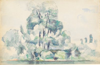 Rives de la Seine à Médan - Paul Cézanne