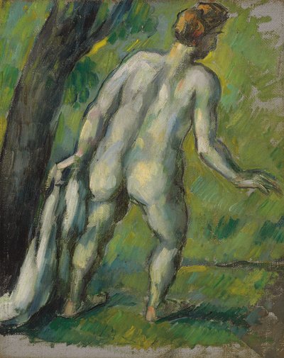 Baigneur, vu de dos - Paul Cézanne