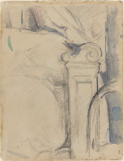 Pied de lit [verso] - Paul Cézanne