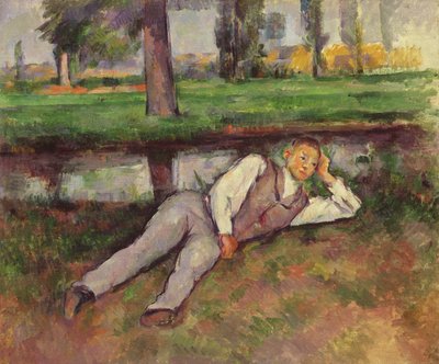 Garçon se reposant, vers 1887 - Paul Cézanne