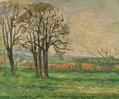 Les arbres nus près de Jas de Bouffan. 1885-86 - Paul Cézanne