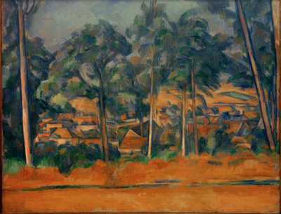 Village derrière les arbres - Paul Cézanne