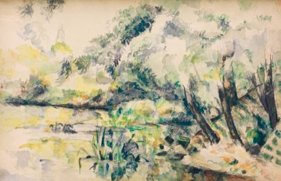 Eau marécageuse (près de Melun?) - Paul Cézanne
