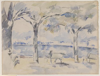 Le jardin - Paul Cézanne