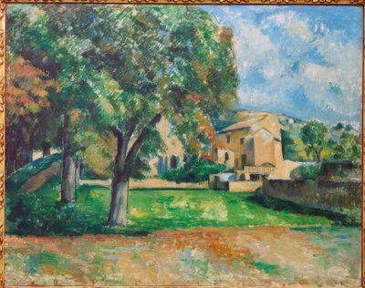 Châtaigniers et ferme à Jas de Bouffan - Paul Cézanne