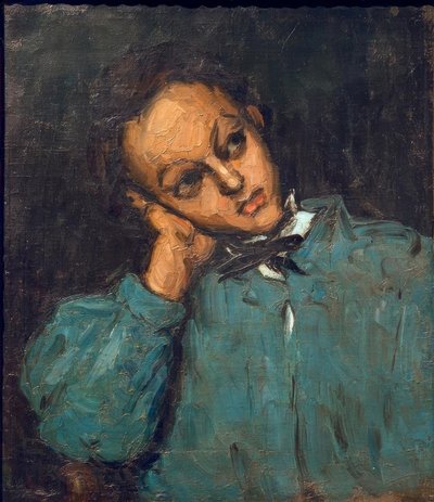 Garçon avec bras appuyé - Paul Cézanne