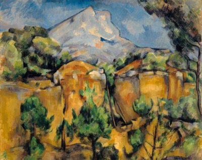 La Montagne Sainte-Victoire, vue de Bibémus - Paul Cézanne