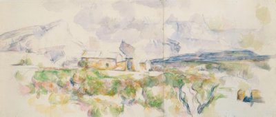 La Montagne Sainte-Victoire vue des Lauves - Paul Cézanne