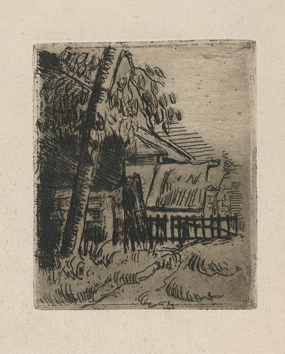 Paysage à Auvers - Paul Cézanne
