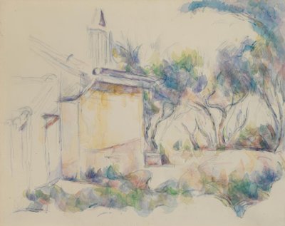 Le Cabanon de Jourdan - Paul Cézanne