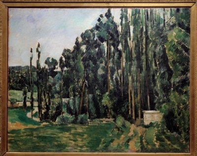 Les peupliers - Paul Cézanne